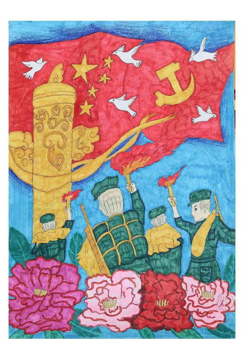 學(xué)黨史 知黨情 跟黨走 黨在我心中——中寧縣少兒美術(shù)書法作品展（三）展覽展示